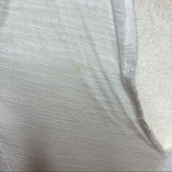 American Eagle, Sequin Trim Boho Eyelet Tank Top Peplum Swing Babydoll Tank XS - Picture 5 of 12